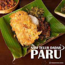 Nasi Dadar Beredar Komplit Paru